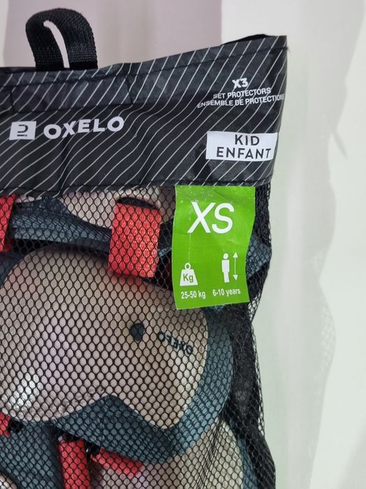 Set protectii copii, Oxelo, marime xs copii 6 - 10 ani