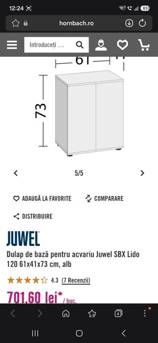 Avariu 120 L cu dulap  complet echipat
