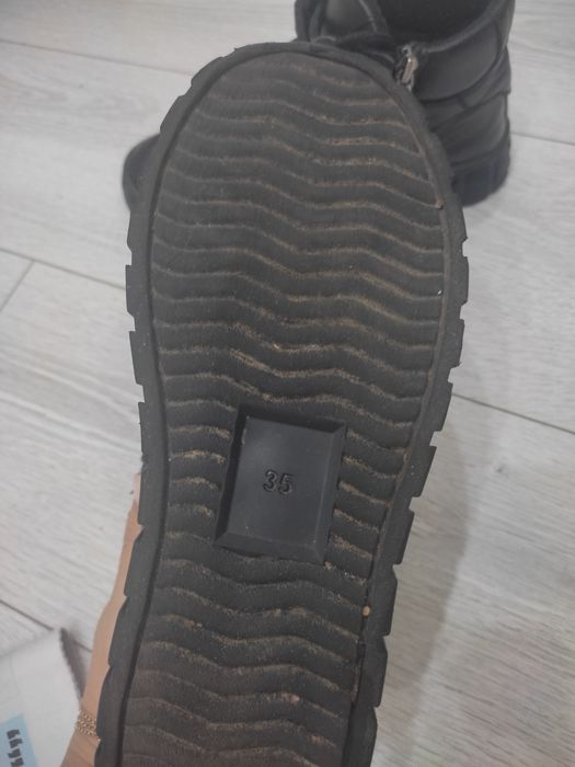 Сапоги кожаные 35р