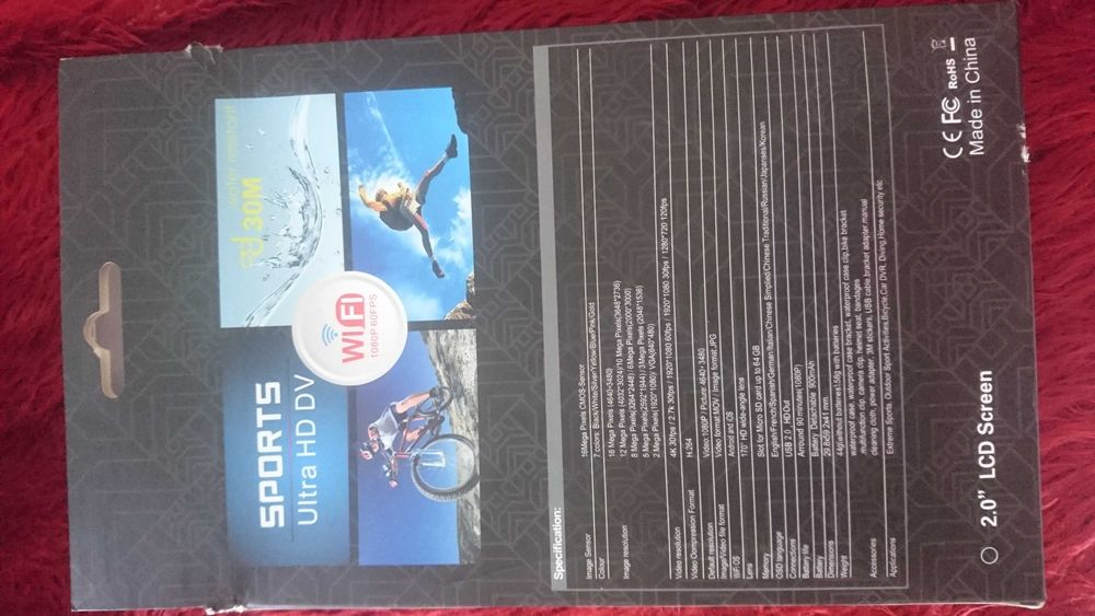 Екшън камера 4К ULTRA HD