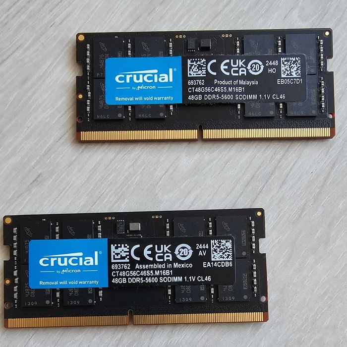 Memorie laptop Crucial 48GB SODIMM DDR5 5600MHz CL46 Single Kit