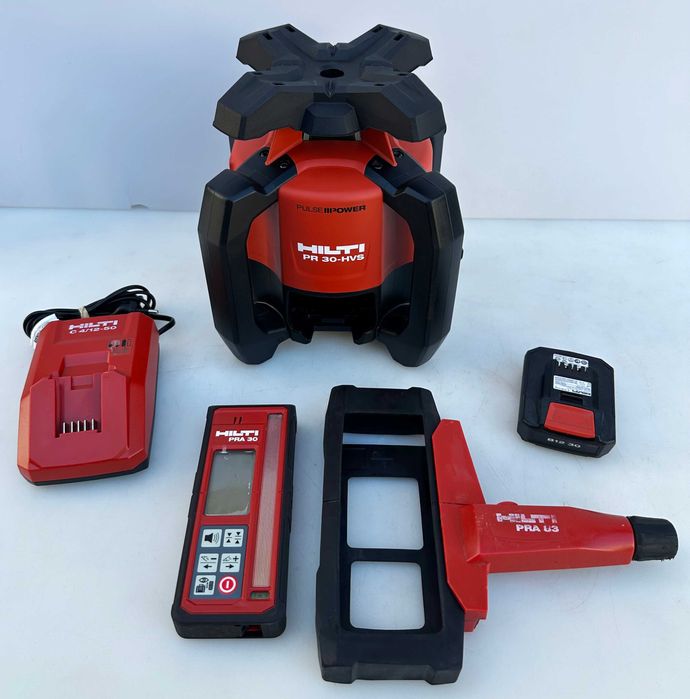 ТОП ЦЕНА! Hilti PR 30-HVS A12 - Ротационен лазер за открито 2024г.
