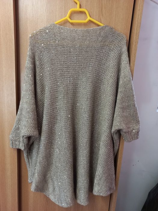 Pulover tricotat larg