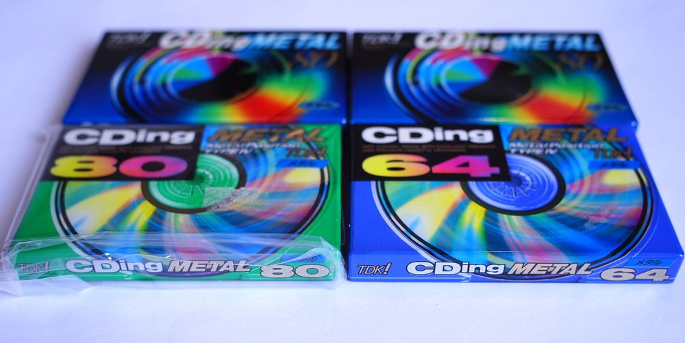 TDK Maxell METAL 80 - casete Type 4 - Hitachi Type 1 - NOI Sigilate