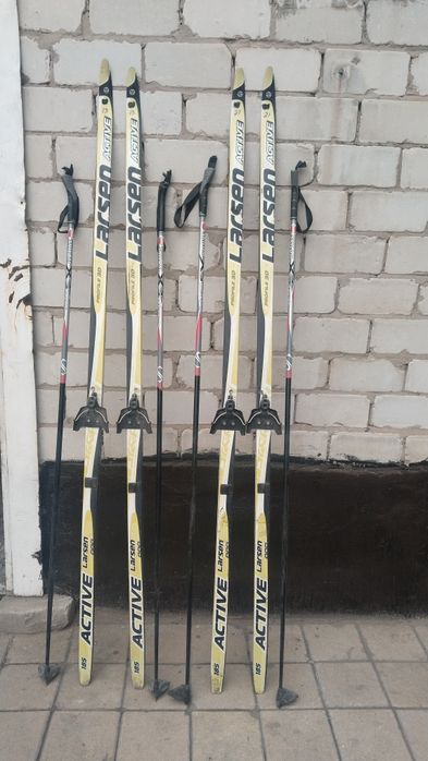 Лыжи беговые б/у