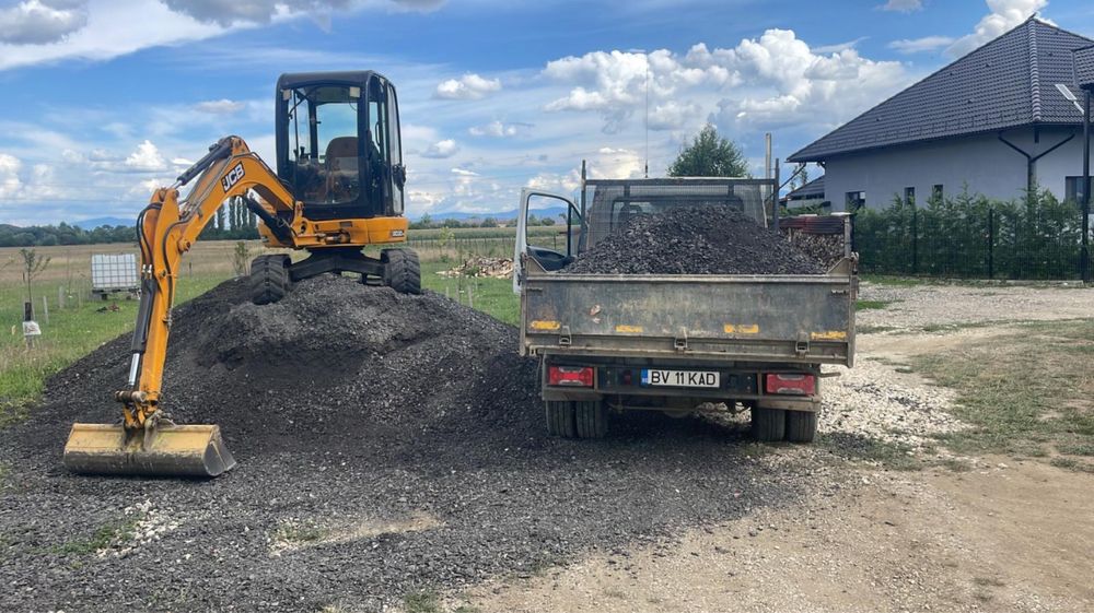 Asfalt frezat ideal pentru drumuri private/ parcari