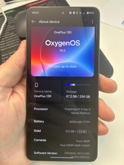 Oneplus 13R , 256 Gb, 12 gb ramm
