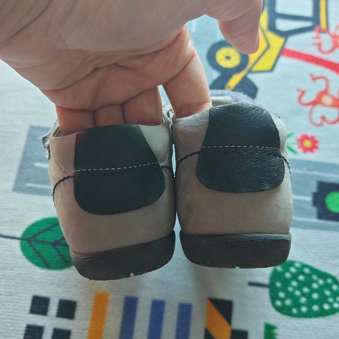 Sandale piele gri 26 Baby Avus