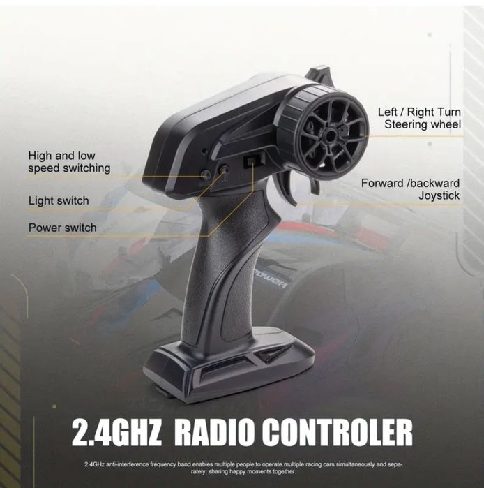 Радиоуправляемая машинка BMW, машина на пульте управления, дрифт багги