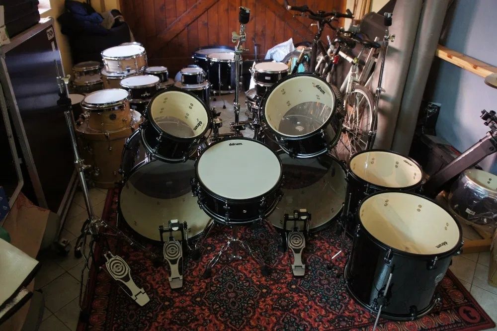 Set de tobe acustice DDrum Journeyman Double Down Kit -BK