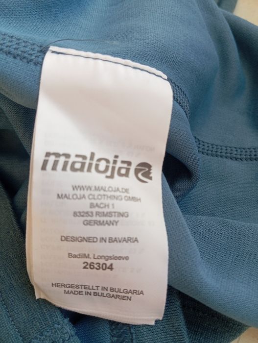 Мъжка тениска с дълъг ръкав Maloja