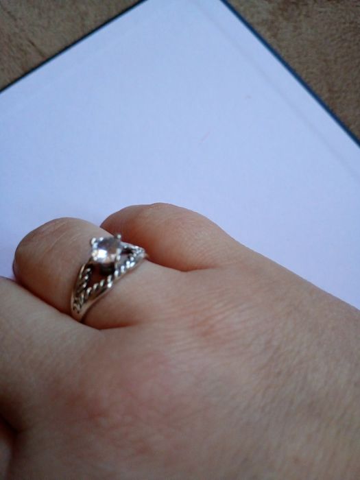 Inel logodna din argint 925, NOU