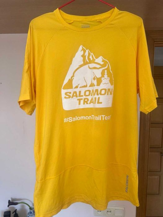 Лимированная футболка Salomon + фляга в подарок