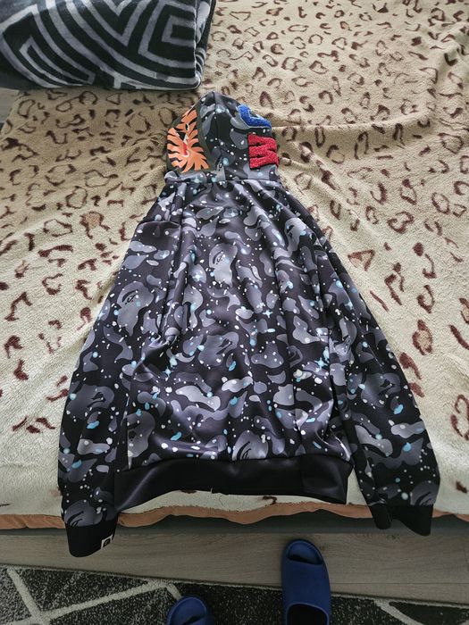 Bluză bape neagră galaxy