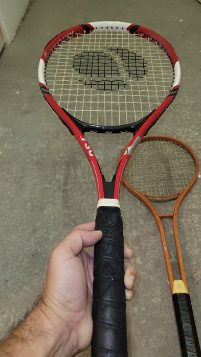 Racheta tenis adulti cu mingi plus BONUS racheta vintage
