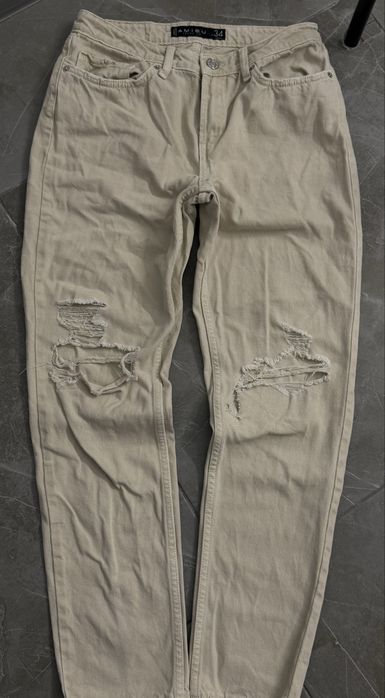 Бежови дънки Amisu