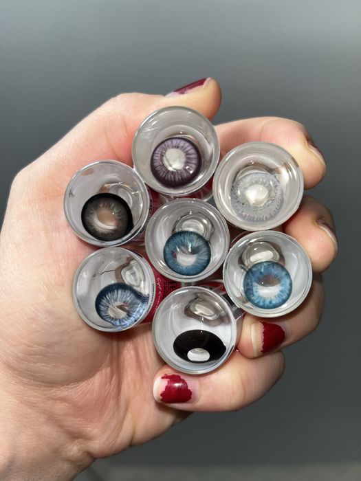 Rangli linzalar chiroy uchun