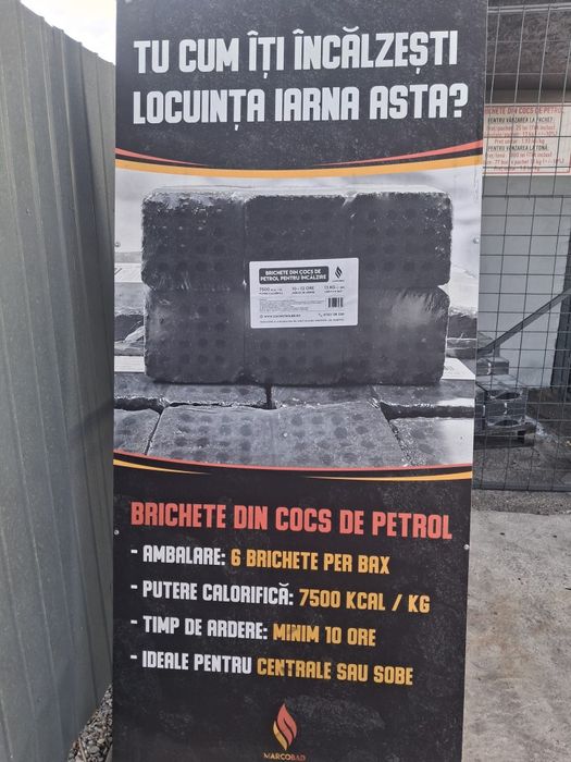 Brichete cocs petrolier de calitate superioara!