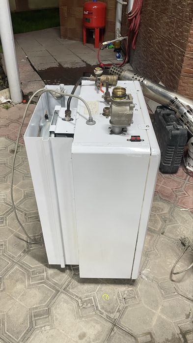 Газовый кател в рабочем состоянии