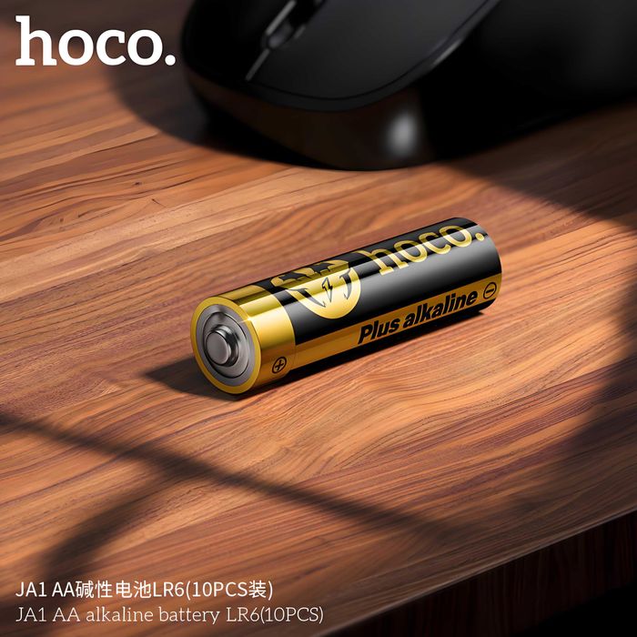 Hoco JA1 LR06 AA 1.5V Alkaline щелочная батарейка повышенной ёмкости