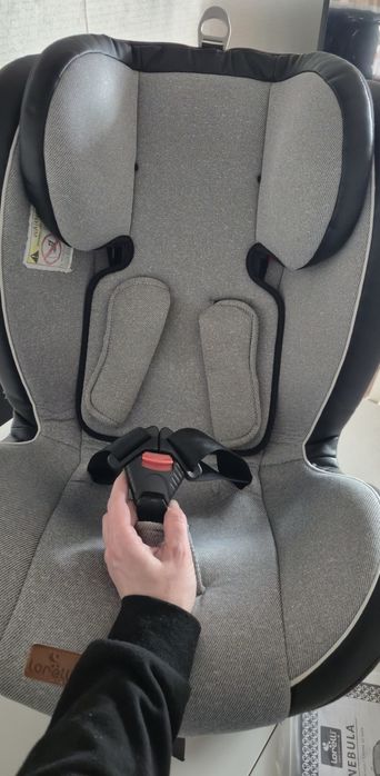 Столче за кола, въртящо се 360°, ISOFIX Lorelli Nebula Grey Crowns