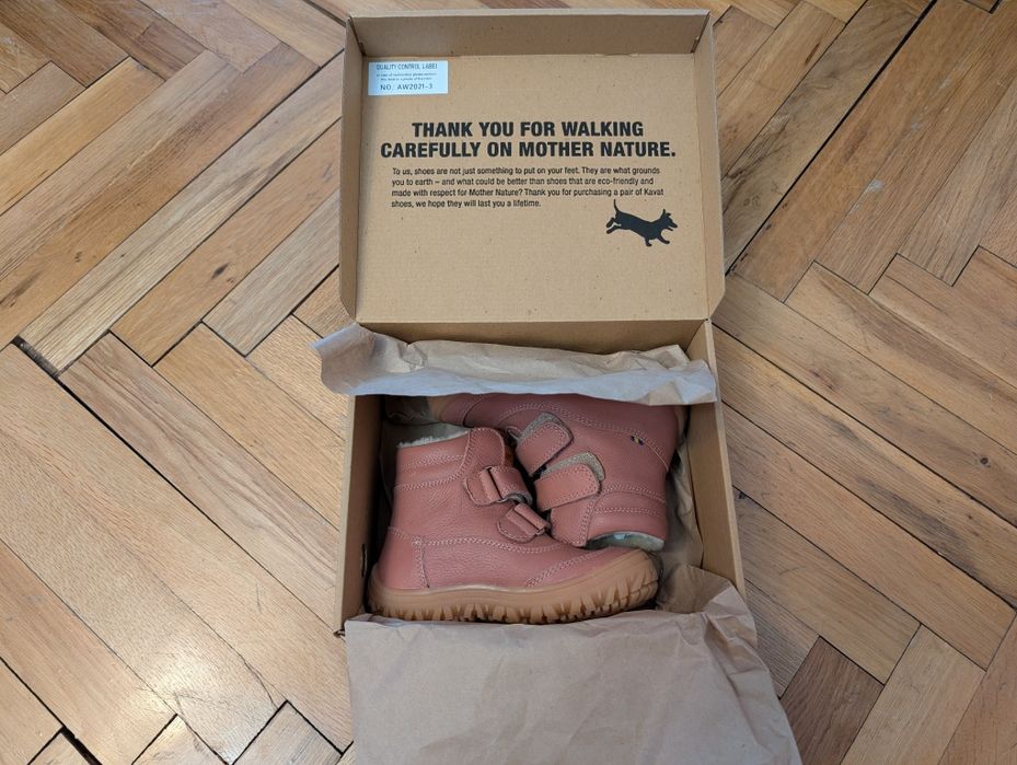 Ghete copii Kavat Oden Ash Rose 26 cizme incaltaminte bocanci