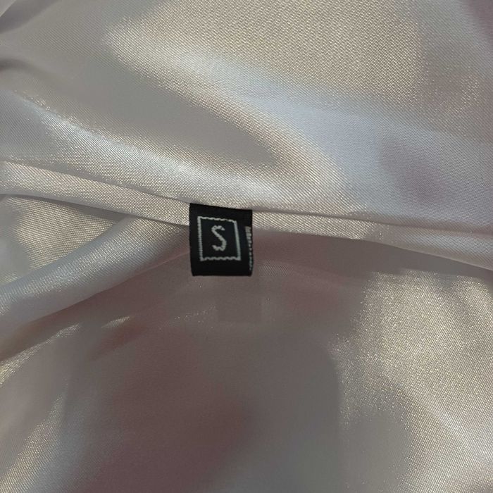 Geaca din vulpe polara si piele, produs nou cu eticheta, marime s