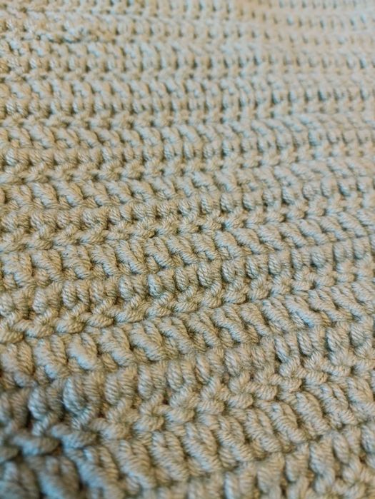 Детский вязанный плед 70х65см