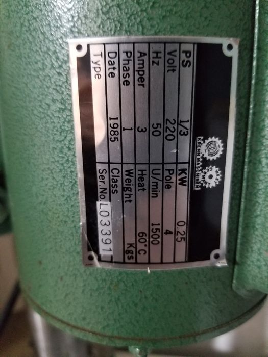 Masina de gaurit cu coloana Krenn, Germania