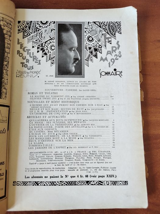 Revista Lefturer Por toujours - din 1928-1930