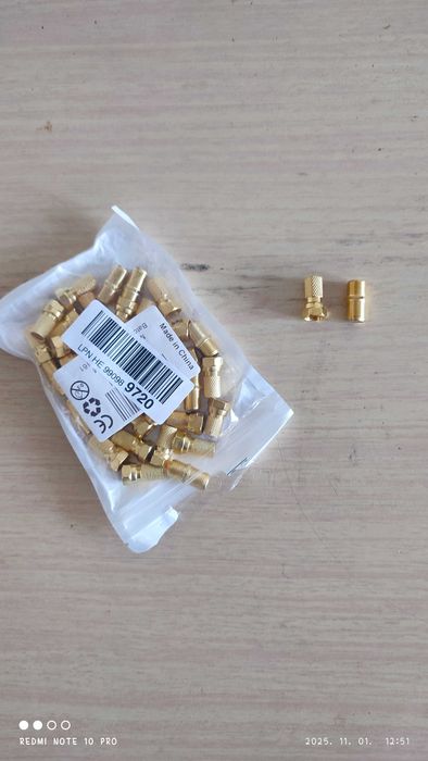 Conector cablu coaxial pentru antene TV