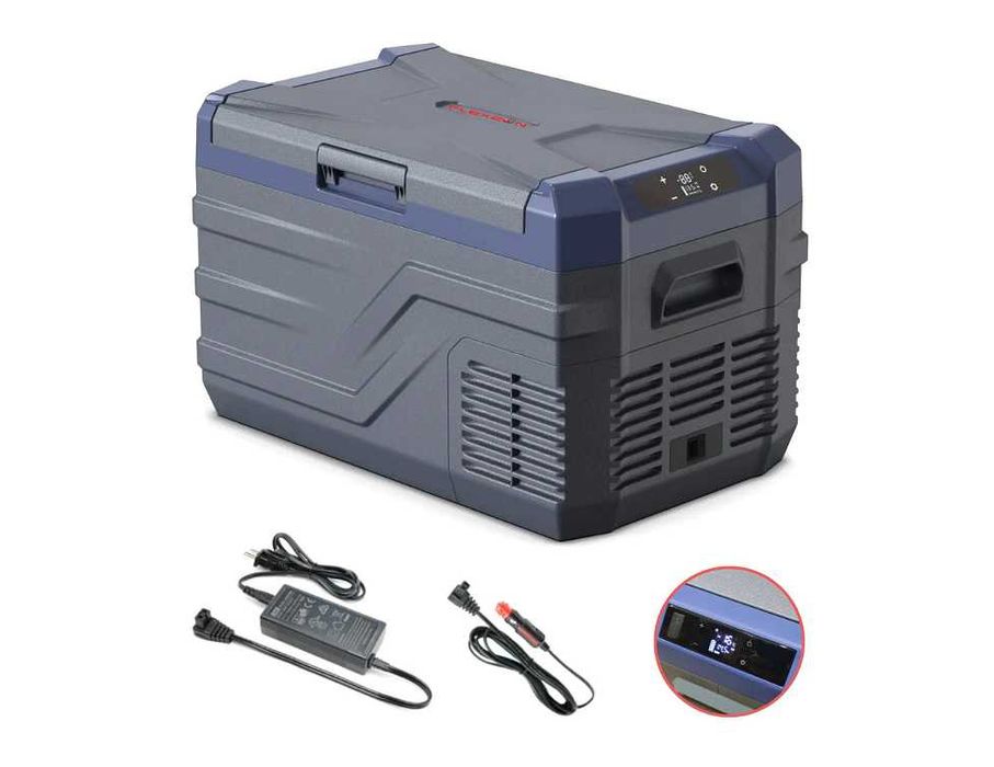 Преносим хладилник-фризер с компресор 12V/24V 100/220V-(30,40 или 50л)