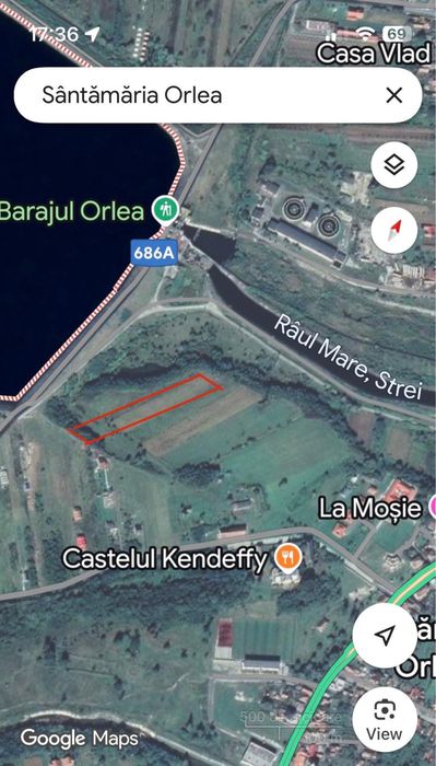 Schimb Teren intravilan in Hateg,langa Baraj Sântămaria-Orlea, Prislop