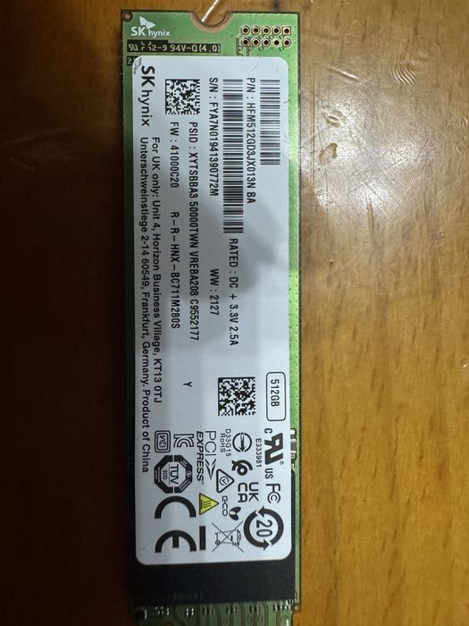Ssd sk hynix 512gb