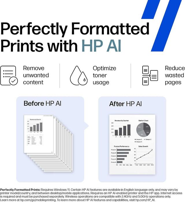 Чисто нов на 70 страници черно-бял лазерен принтер HP LaserJet M110w