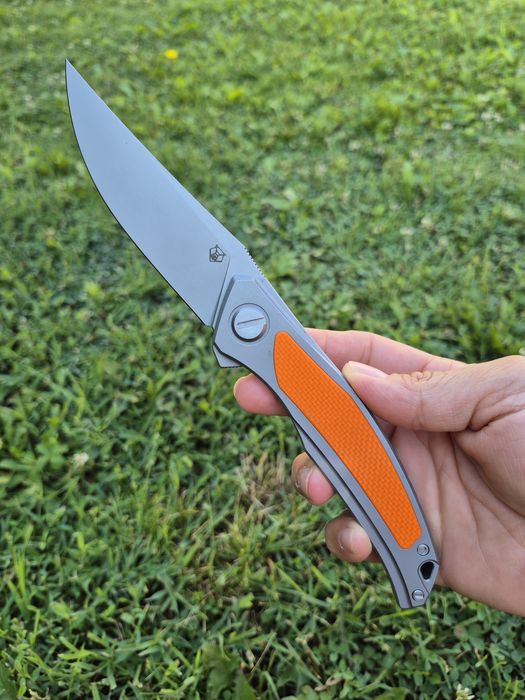 Сгъваем нож Shirogorov Quantum Ursus Lone,Cromax PM,два цвята,SH204