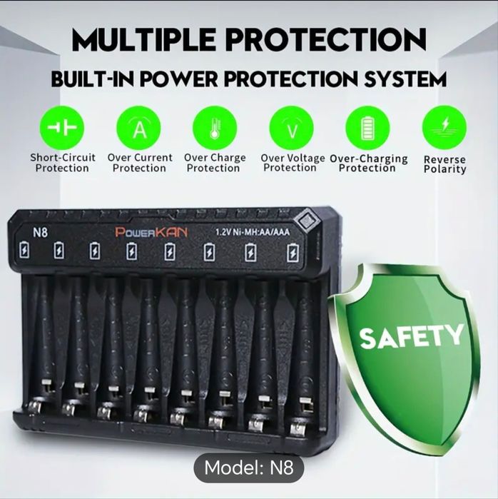 Încărcător baterii AAA și AA