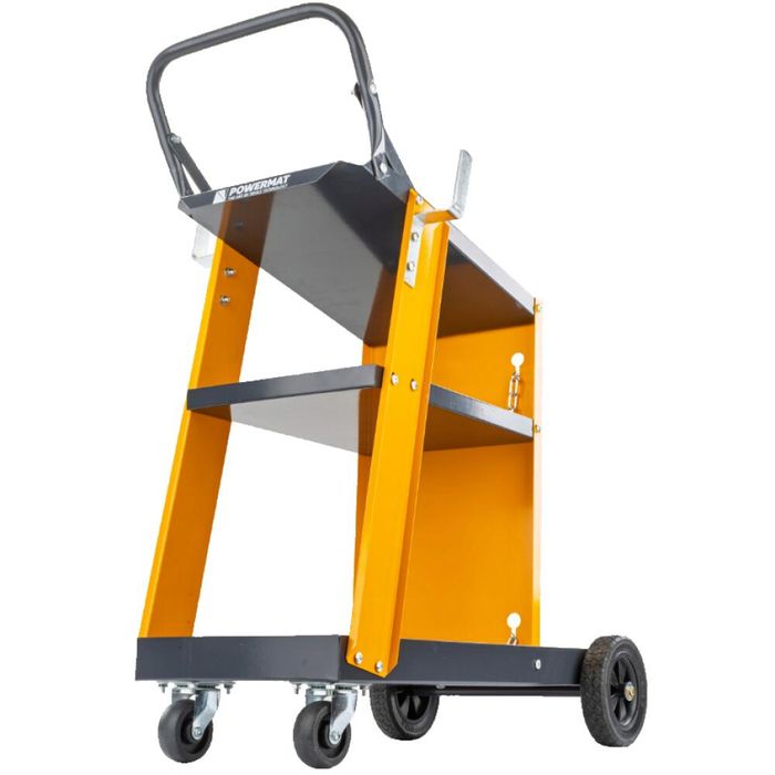 Carucior cu 3 rafturi pentru aparatul de sudura, capacitate maxima 100