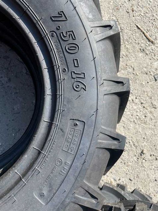 Anvelope noi de tractor Pascuali 7.50-16 cu 8pliuri