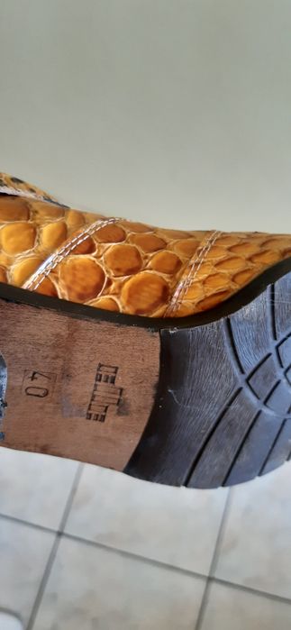 Боти крокодилска кожа,40½,Обувки No 40 и 41