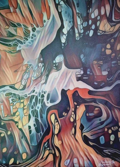 Vand colectie de printuri arta digitala/fluid art