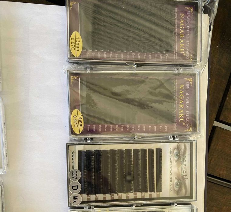 Принадлежности и консумативи за миглопластика,пинсети,мигли