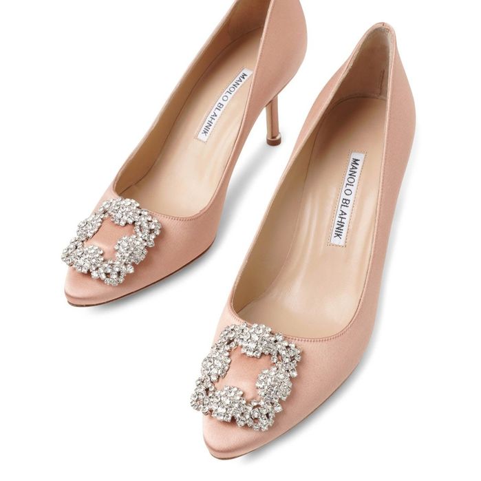 Manolo Blahnik Jimmy Choo обувки чехли