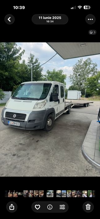 Autoplatforma BA14 Fiat Ducato 2.3 dizel 2008 Transport vehicule