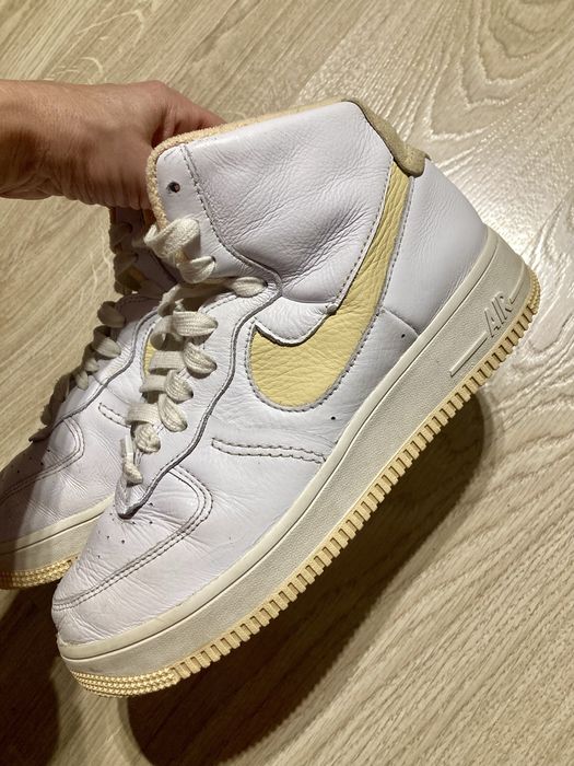 Nike air force sculpt-естетвена кожа високи кецове