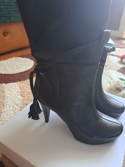 Botine femei din piele