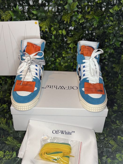 Adidasi/Sneakers Off-White off court 3.0 white and blue