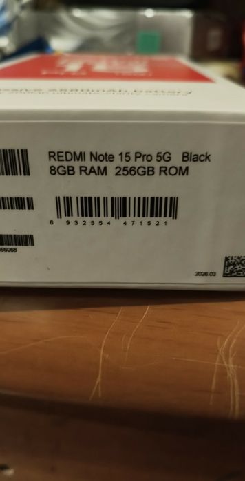 Vand xiaomi redmi note  15 pro 5 g  si Xiaomi redmi 9T pro