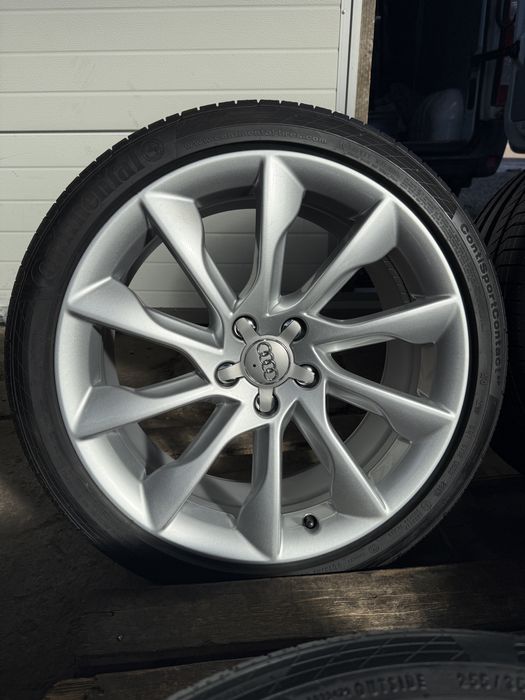 Jante NOI originale Audi A5/S5 A6/S6 cu anvelope vara noi Continental 255/35 R19