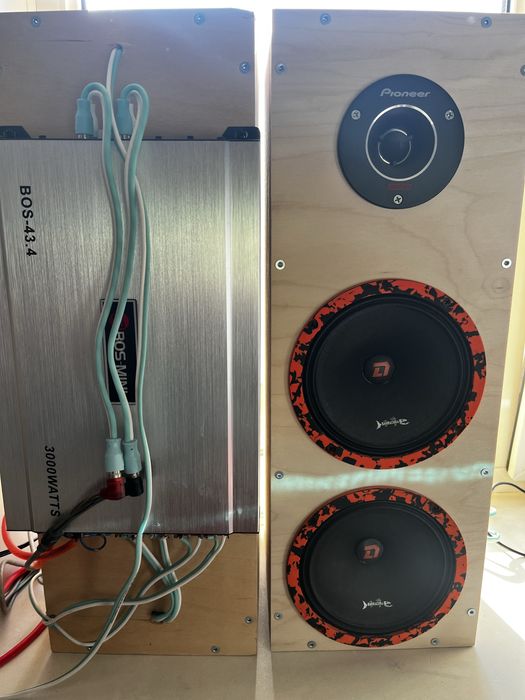 Динамики с усилителем